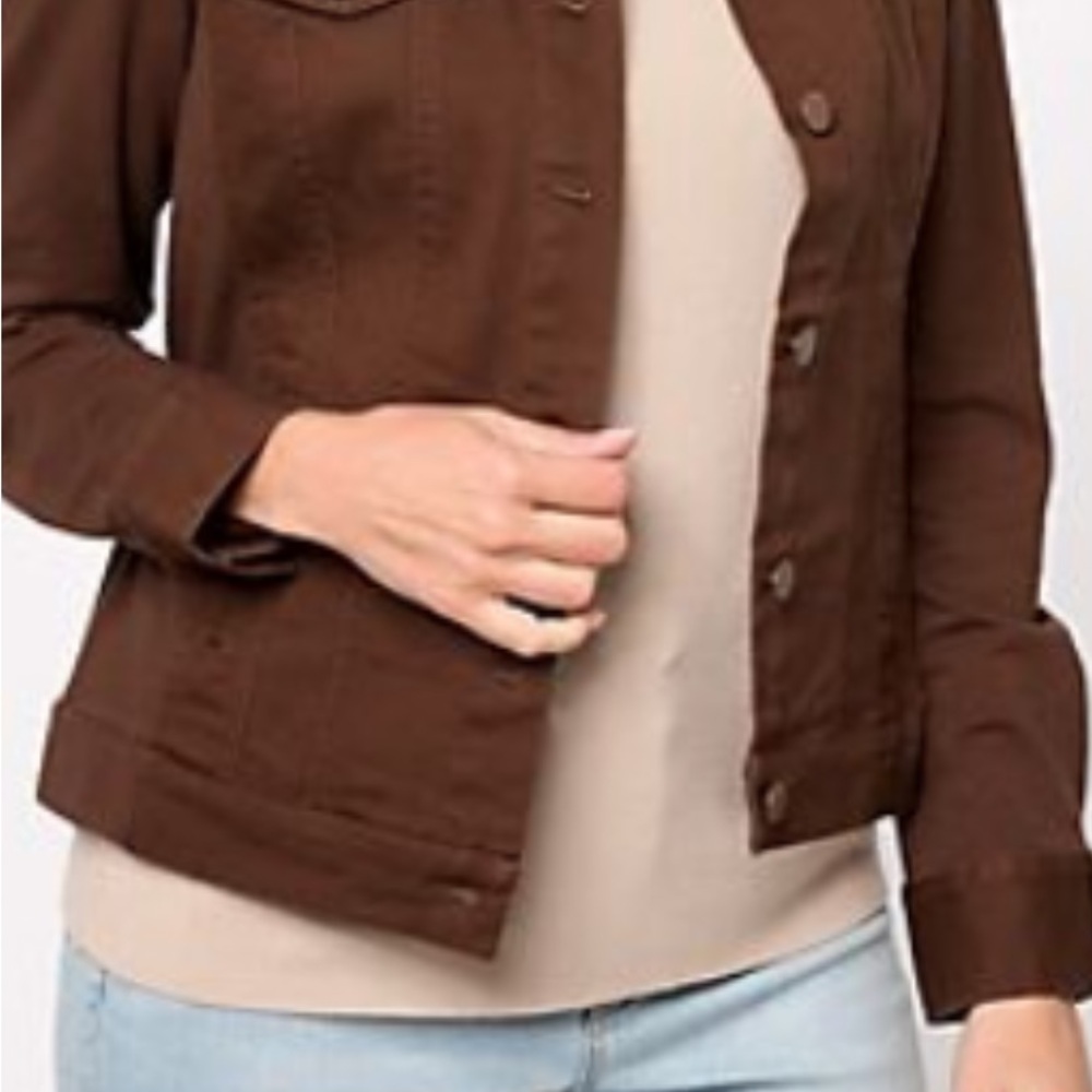 Twill jacket with knit back & sleeves.
3X Chestnut, Bordeaux, Black,
Olive, Blue
